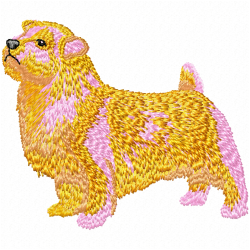 Dogs Embroidery Design 6